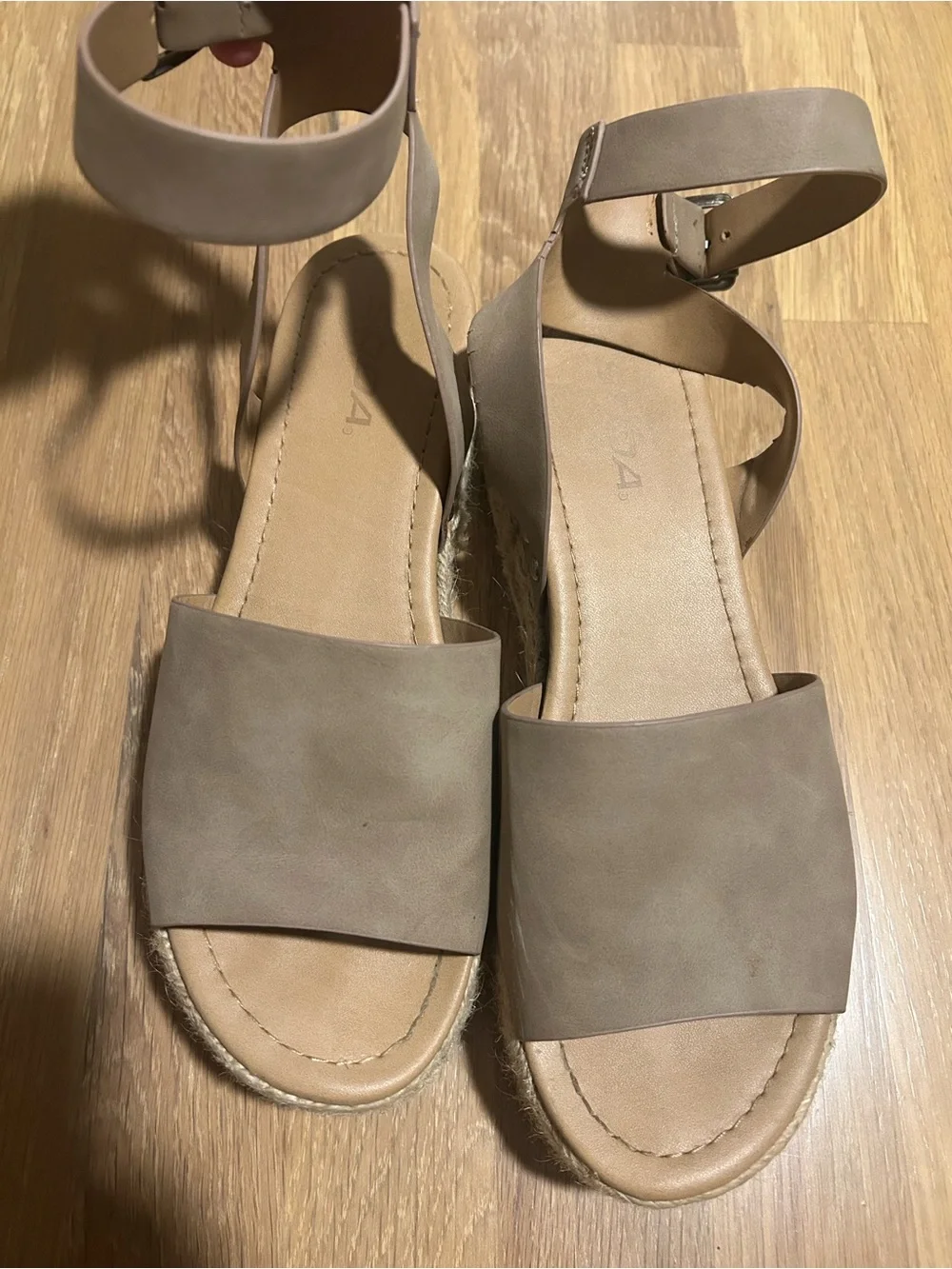 Women's nude Soda Espadrille Sandals